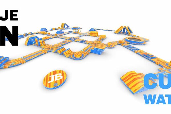 Opblaasbaar Waterpark kopen voor binnen en buiten water van JB Waterplay. Opblaasbare spellen voor zwembad en natuurwater van JB Inflatables