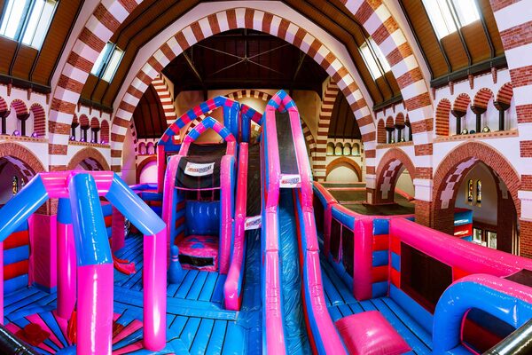 inflatable park van JB inflatables in Hilversum