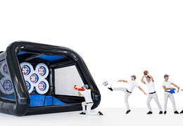 Opblaasbare sport arena vrijstaand bestellen