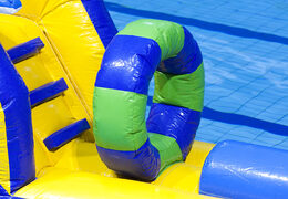 Bestel lange opblaasbare dolfijn run glijbaan met leuke objecten voor zowel jong als oud. Koop opblaasbare zwembadspelen nu online bij JB Inflatables Nederland