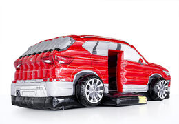 SEAT -  auto springkussens in rood bestellen bij JB Inflatables Nederland. Vraag nu gratis ontwerp aan voor opblaasbare luchtkussens in eigen huisstijl