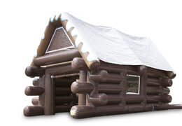 Exclusieve opblaasbare Aprés Ski Hut met een standaard afmeting van 7 bij 5 bij 4 meter voor zowel jong als oud bestellen. Koop opblaasbare winterattracties nu online bij JB Inflatables Nederland