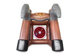 Bestel opblaasbaar Axe Battle spel voor zowel jong als oud. Koop springkussens nu online bij JB Inflatables Nederland