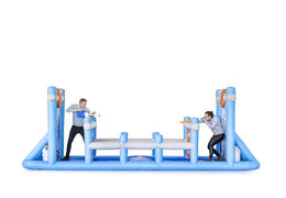 Haal opblaasbare IPS Water Wars met waterkanonnen voor zowel jong als oud. Bestel opblaasbare waterattracties nu online bij JB Inflatables Nederland 