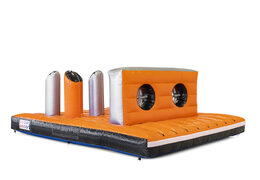 Opblaasbare 40-delige giga modulaire Bars Dodger Platform hindernisbaan kopen voor kinderen. Bestel opblaasbare stormbanen nu online bij JB Inflatables Nederland