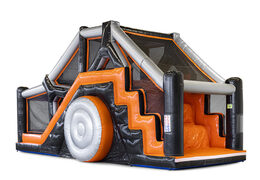 Big Log Slide 40-delige modulaire hindernisbaan kopen voor kinderen. Bestel opblaasbare stormbanen nu online bij JB Inflatables Nederland