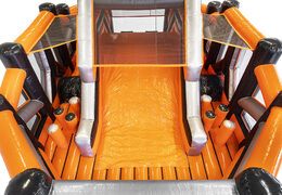 Opblaasbare 40-delige giga modulaire Dodge or Slide hindernisbaan kopen voor kinderen. Bestel opblaasbare stormbanen nu online bij JB Inflatables Nederland