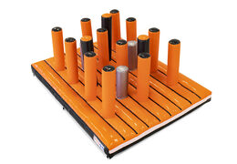 Koop opblaasbare 40-delige giga Pillar Dodger Platform modulaire stormbaan voor kids. Bestel opblaasbare stormbanen nu online bij JB Inflatables Nederland