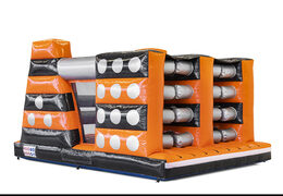 Opblaasbare 40-delige mega Gate Dodger stormbaan bestellen voor kinderen. Koop opblaasbare stormbanen nu online bij JB Inflatables Nederland