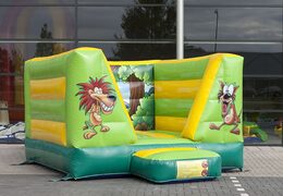Klein open luchtkussen kopen in het thema jungle voor kinderen. Koop luchtkussens online bij JB Inflatables Nederland