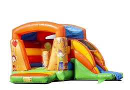Klein multifun springkussen overdekt kopen in feest thema voor kinderen. Koop springkussens online bij JB Inflatables Nederland