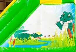 Koop opblaasbaar multiplay springkussen in krokodil thema met koppelbare badjes voor kinds bij JB Inflatables Nederland. Bestel springkussens online bij JB Inflatables Nederland