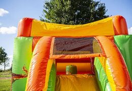 Klein overdekt multifun luchtkussen kopen in thema dino voor kinderen. Koop luchtkussens online bij JB Inflatables Nederland