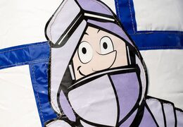 Midi multifun springkussen met glijbaan kopen in kasteel thema voor kinderen. Koop springkussens online bij JB Inflatables Nederland