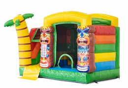 Multifunctioneel mini splash Hawaï springkasteel bestellen bij JB Inflatables Nederland. Koop springkastelen online bij JB Inflatables Nederland