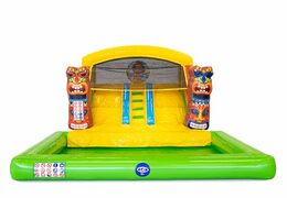 Multifunctioneel splashy bounce slide Hawaï springkussen kopen bij JB Inflatables Nederland. Bestel springkussens online bij JB Inflatables Nederland