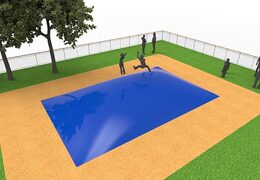 Inflatable springberg in kleur blauw kopen voor kinderen. Bestel opblaasbare airmountain nu online bij JB Inflatables Nederland