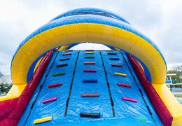 Opblaasbare glijbaan op maat gemaakt voor in een buiten zwembad kopen voor kinderen