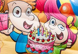 Feest opblaasbaar overdekt maxi multifun luchtkussen bestellen voor kinderen. Koop luchtkussens online bij JB Inflatables Nederland