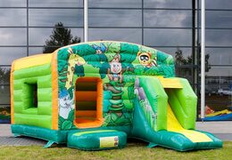 Jungle opblaasbaar overdekt maxi multifun luchtkussen voor kinderen bestellen bij JB Inflatables Nederland. Koop luchtkussens online bij JB Inflatables Nederland