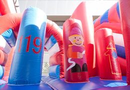 Bestel medium opblaasbare brandweer auto springkasteel met glijbaan voor kinderen. Koop opblaasbare springkastelen online at JB Inflatables Nederland 