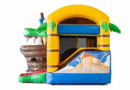 Bestel mini opblaasbare piraat springkasteel met glijbaan voor kinderen. Koop opblaasbare springkastelen online at JB Inflatables Nederland 