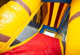 Bestel mini opblaasbare piraat multiplay springkussen met glijbaan voor kinderen. Koop opblaasbare springkussens online at JB Inflatables Nederland 