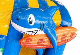 Multiplay L Seaworld springkussen met een glijbaan kopen voor kinderen. Bestel opblaasbare springkussens online bij JB Inflatables Nederland