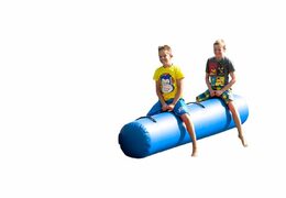 Koop blauwe springslangen voor zowel oud als jong. Bestel opblaasbare zeskamp artikelen online bij JB Inflatables Nederland