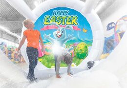 Inflatable luchtdichte snowglobe XL in easter thema voor zowel jong als oud bestellen. Koop opblaasbare winterattracties nu online bij JB Inflatables Nederland 