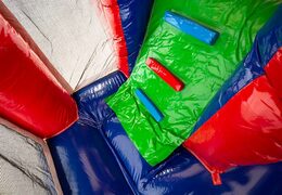 Springkussen in thema brandweer  met een glijbaan kopen voor kinderen. Bestel opblaasbare springkussens online bij JB Inflatables Nederland
