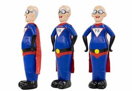 opblaasbare abraham pop met superman kleding blauw rood kopen