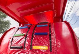 Koop opblaasbare 8 meter stormbaan met 3D-objecten in thema brandweer voor kids. Bestel opblaasbare stormbanen nu online bij JB Inflatables Nederland