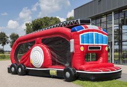Opblaasbare mini run brandweer 8m stormbaan bestellen voor kinderen. Koop opblaasbare stormbanen nu online bij JB Inflatables Nederland