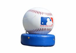 Maatwerk opblaasbare product vergroting van een baseball op aanvraag gemaakt