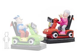 Sarah pop op scootmobiel kopen als blinkvanger voor verjaardagen 