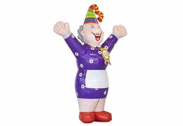 Opblaasbare Sarah pop hoera blikvanger bestellen voor jubilaris 50 verjaardag jubileum bij JB Inflatables