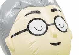 Opblaas Sarah pop blikvanger toilet wc te koop voor verjaardag 50 jubilaris bij JB Inflatables