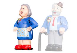 Originele Sarah pop als blikvanger voor bij verjaardagen 