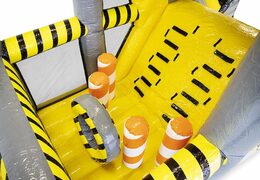 Koop opblaasbare 9 meter stormbaan met met 3D-objecten in thema heavy duty voor kids. Bestel opblaasbare stormbanen nu online bij JB Inflatables Nederland