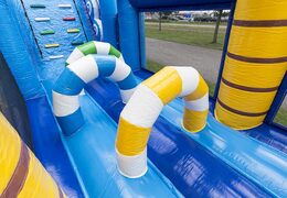 Bestel een 17 meter brede unieke opblaasbare stormbaan in surf thema voor kids. Koop opblaasbare stormbanen nu online bij JB Inflatables Nederland