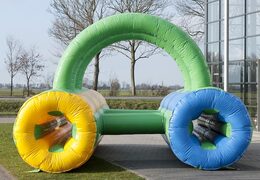 Opblaasbare kruiptunnel te koop attractie spel zeskamp voor kids bij JB Inflatables