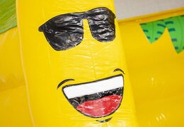 Opblaasbaar standaard luchtkussen met bananen en apen erop te koop voor kinderen