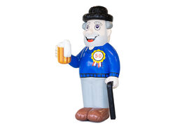 Opblaasbare Abraham met stok kopen