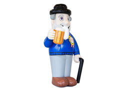 Opblaasbare Abraham met stok en bierglas kopen voor verjaardag