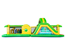 Bestel 13 meter lange opblaasbare Jungle stormbaan voor kinderen. Koop springkussens met stormbanen nu online bij JB Inflatables Nederland