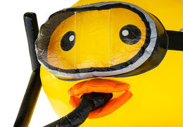 Bestel 4 in 1 glijbaan in thema Rubber Duck voor kinderen. Koop opblaasbare glijbanen nu online bij JB Inflatables Nederland