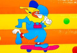 Clown detail springkussen