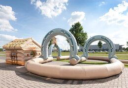 Western opblaasbare racebaan