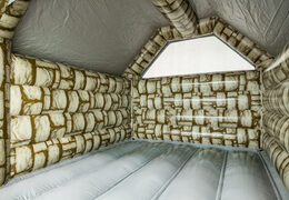 Binnenkant van standaard springkussen Grey Brick